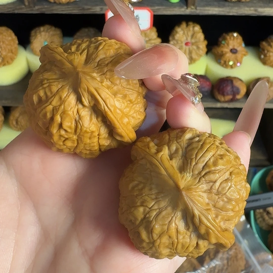 文玩核桃南瓜边42（镶嵌介意勿拍）