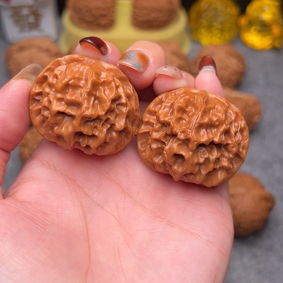 把件文玩核桃精品精配龙鳞38+尺寸