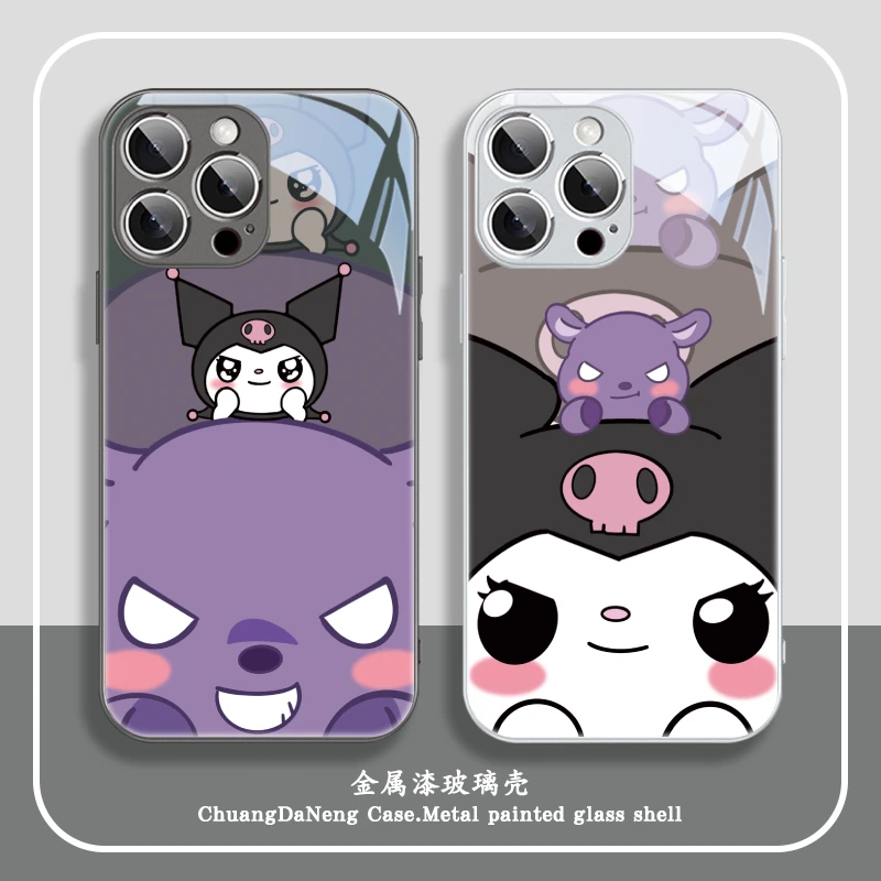 库洛米巴库适用于苹果17/华为/小米/vivo/OPPO趣味可爱情侣手机壳