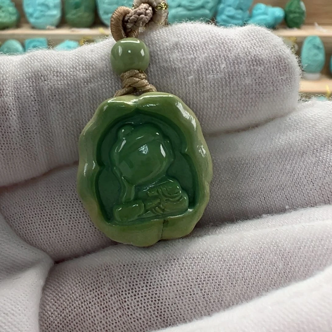 未镶嵌绿松石无相佛20.6mm