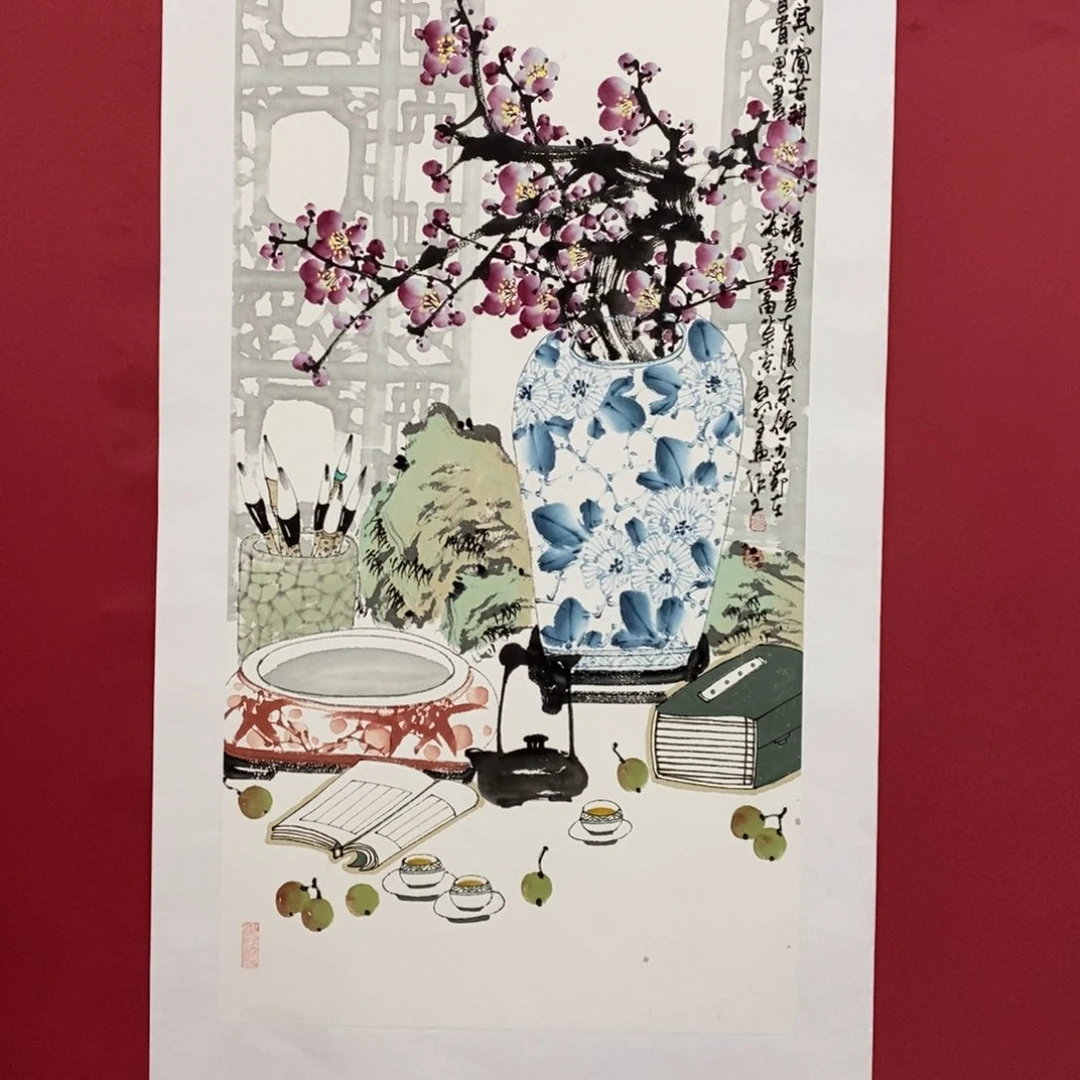 国画陈党明三尺精品佳作