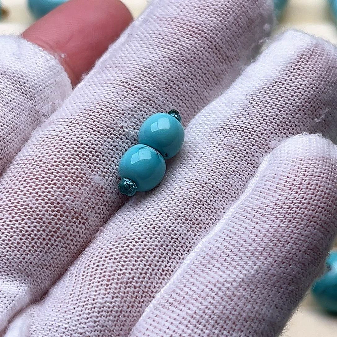 深***豆绿松石未镶嵌配饰