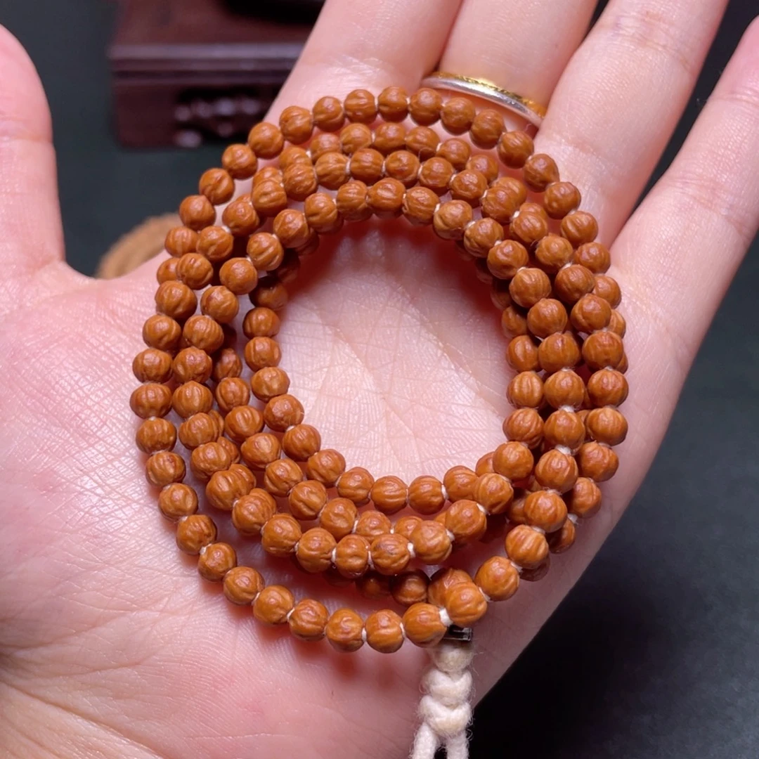 柏香籽/百香籽吊坠莲花金豆