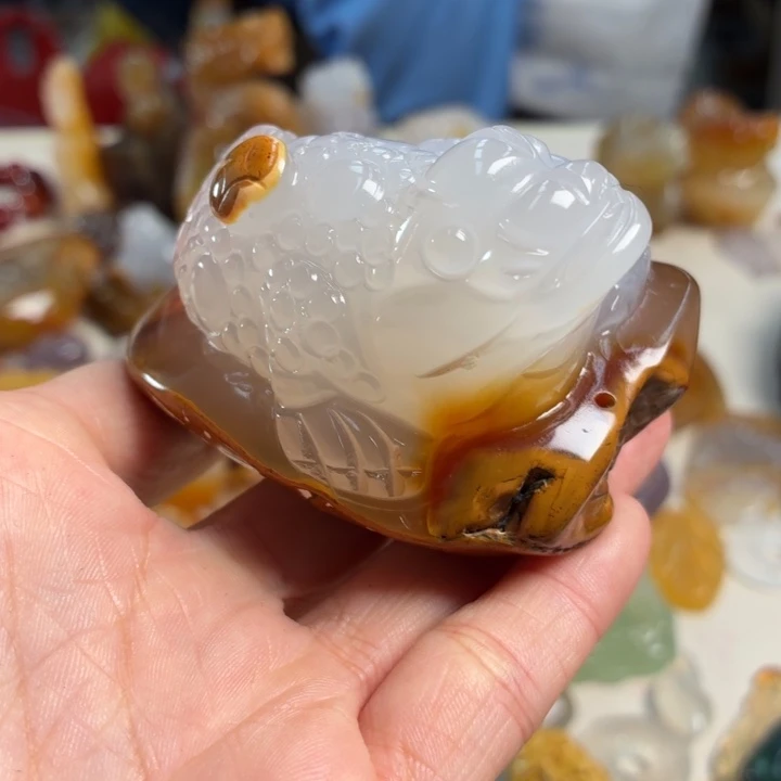 玛瑙/玉髓未镶嵌吊坠(不含链)