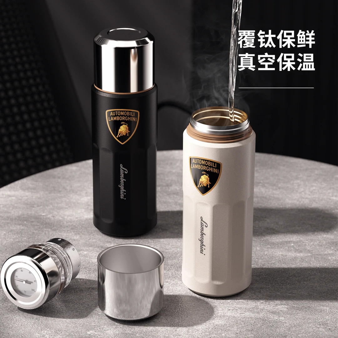 【米奇沃克斯专属】兰博基尼联名焖泡杯泡茶杯钛杯纯钛茶漏钛内胆