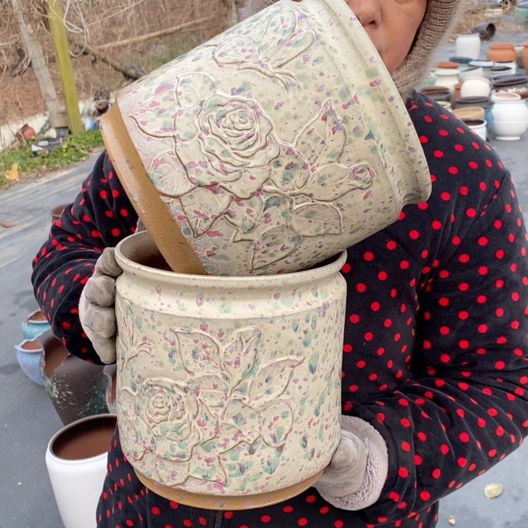 红陶口20高20～～～