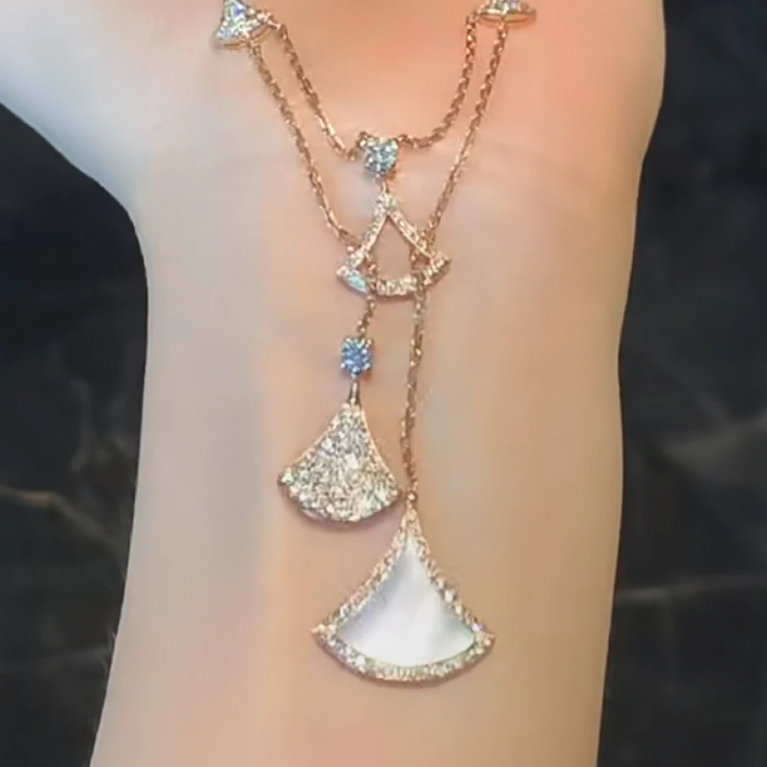 合金项链 套装流苏小裙子