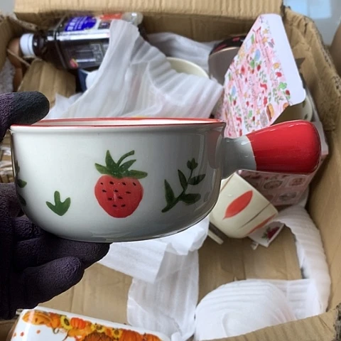 盘陶瓷制品满25拼单发货默认微瑕