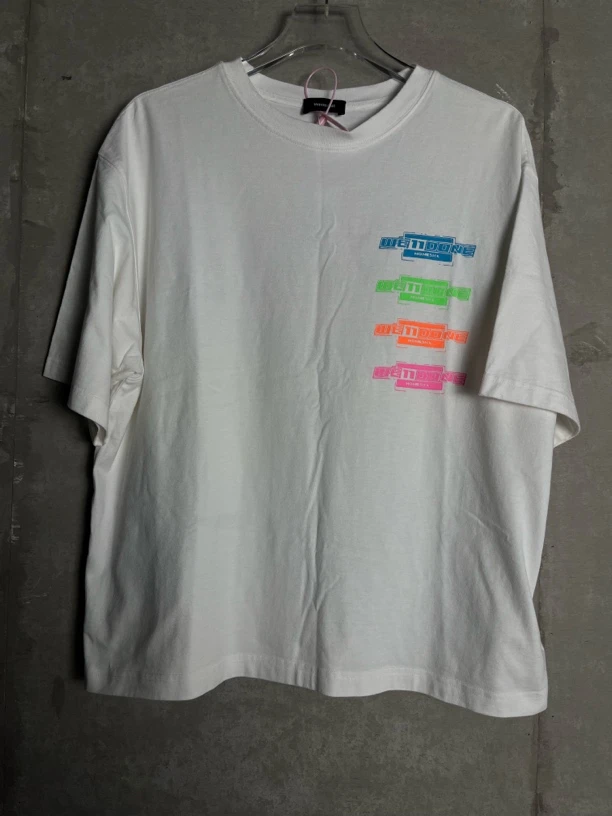 未使用 maje S*1/WE11DONE 彩虹LOGO 串标短袖/07418