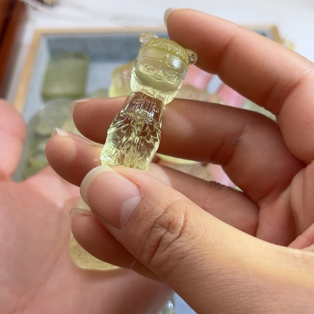 水晶颈饰未镶嵌瑶*醒黄水哪吒90