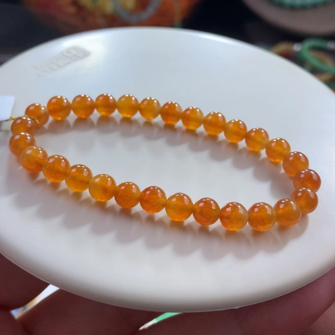 未镶嵌手链翡翠翡翠冰底芬达色卡6.10+