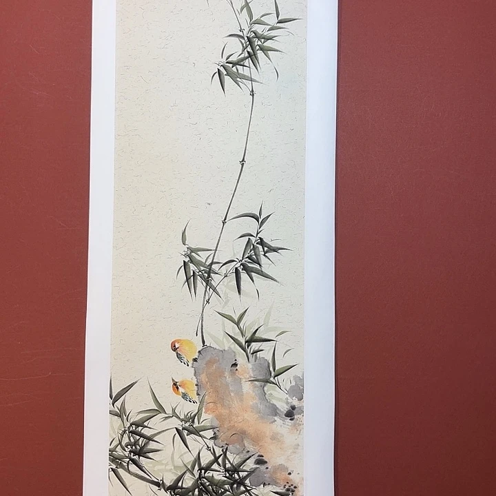 国画听兰老师花鸟