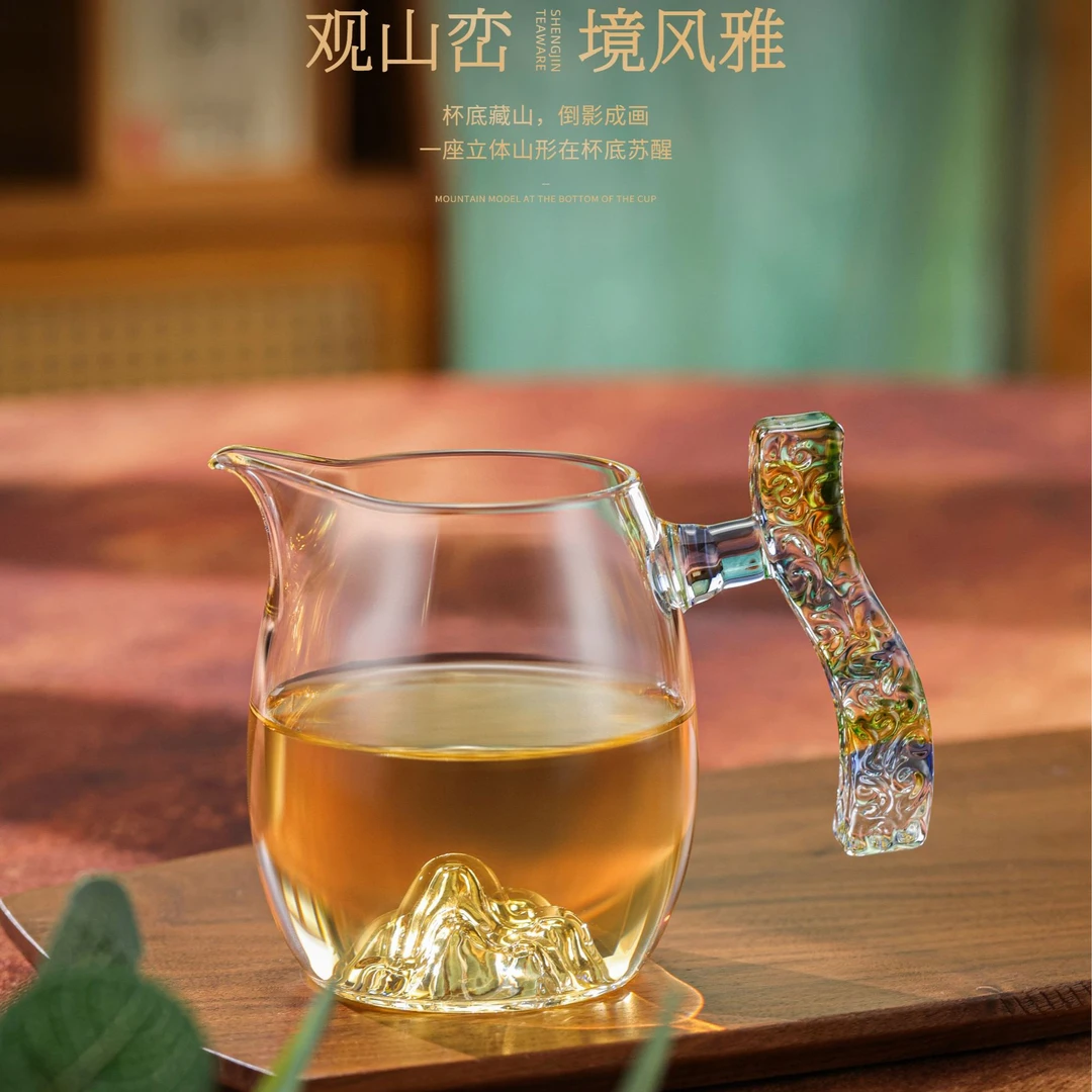 禾器迷翠·玉锦茶海（观山）高硼硅玻璃 建议容量：300ml禾器茶具