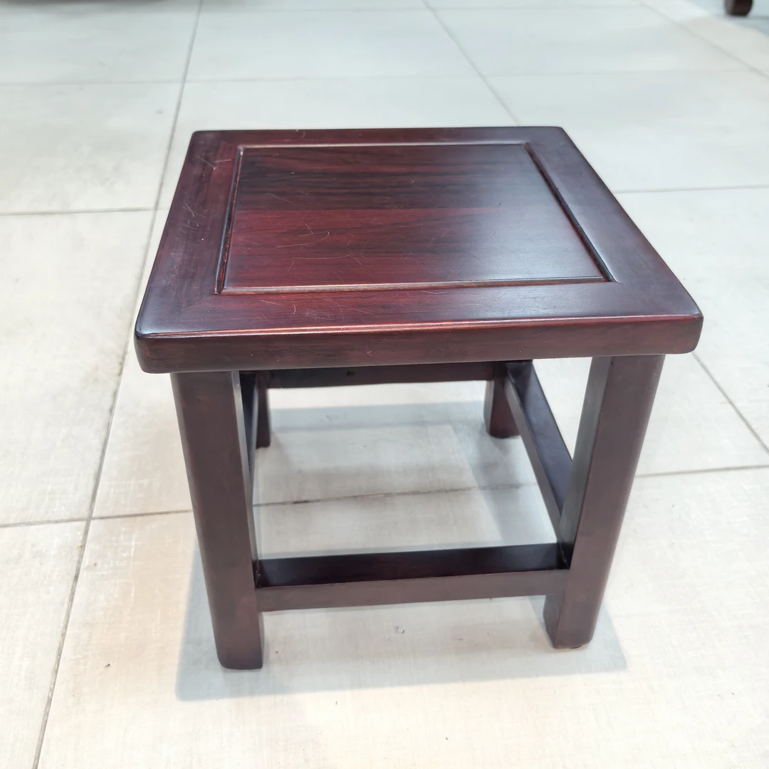 酸枝木小凳子 实木小方凳 换鞋凳儿童凳小板凳中式矮凳客厅家用