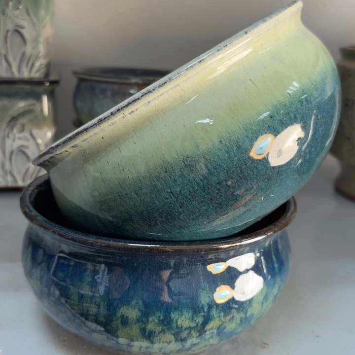 紫砂花盆口20高10，111111