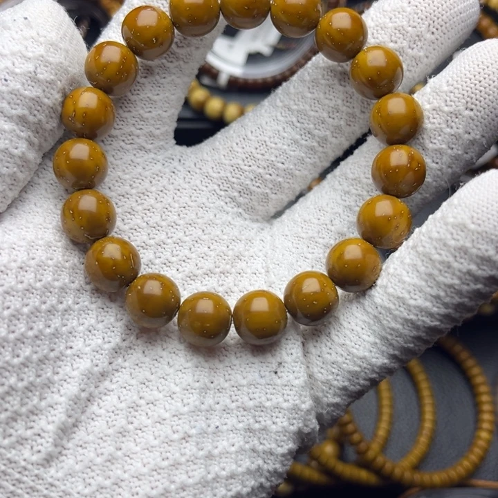 手串紫金鼠纯实心纯色圆珠毕业货11.5尺精工暴力归圆