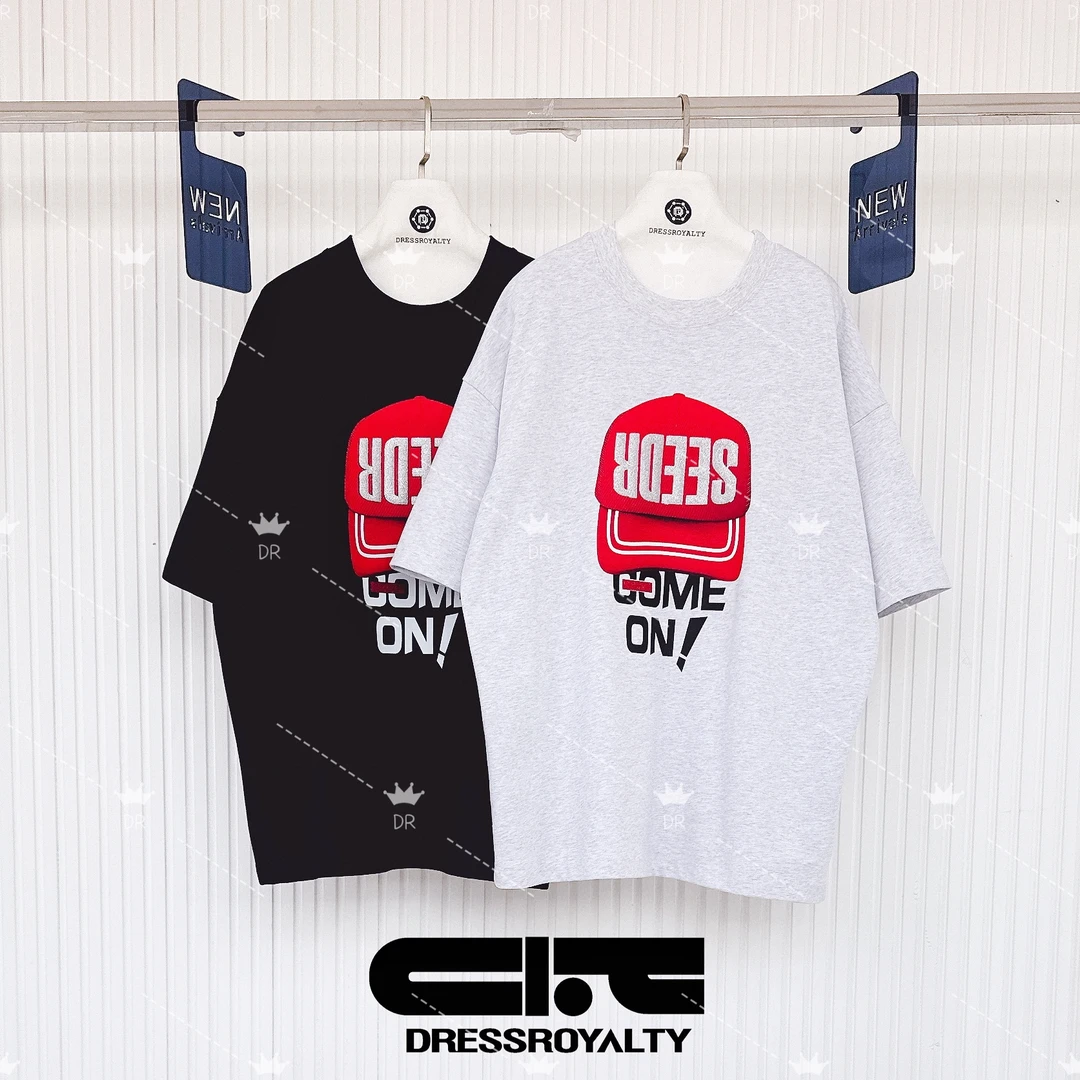 DRESS ROYALTY -NT-SEEDRT短袖宽松时尚百搭情侣上衣-D0955