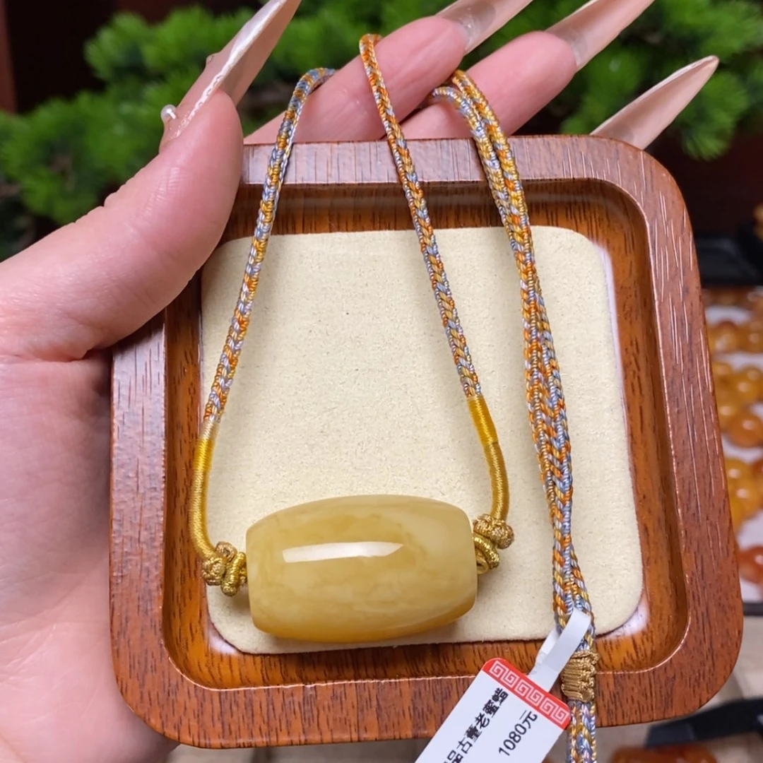 【闪购商品】蜜蜡颈饰未镶嵌项链