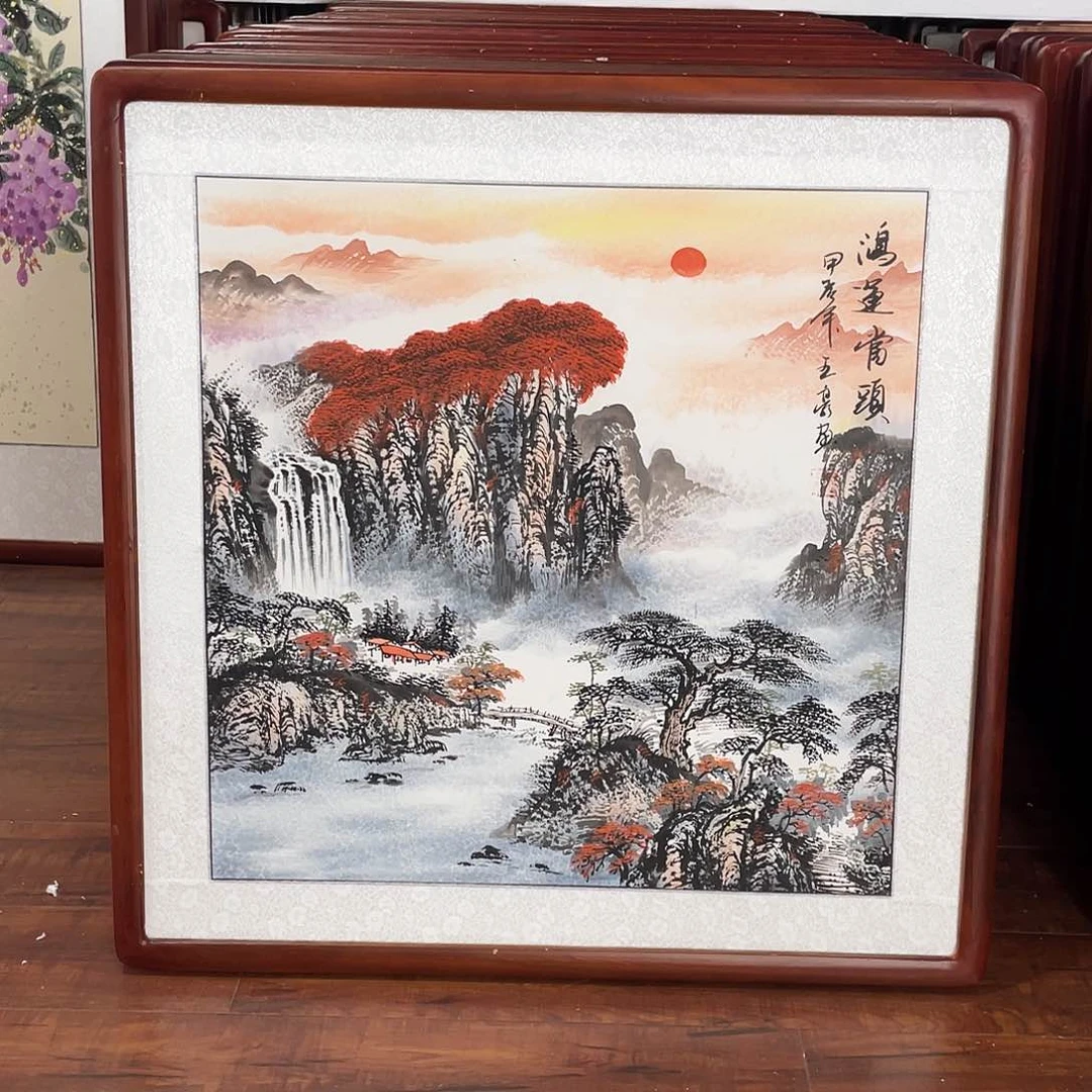 国画带框尺寸63*63厘米