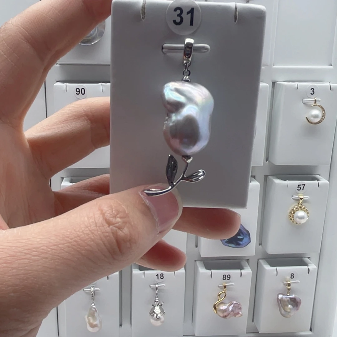 淡水珍珠颈饰合金