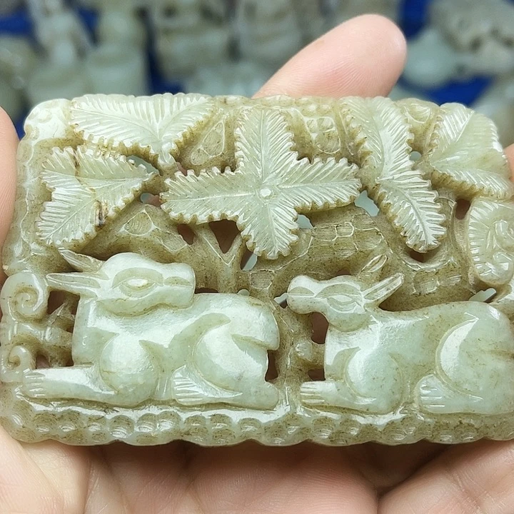 和田玉（青白玉）未镶嵌颈饰