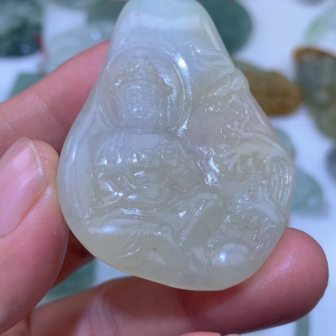 可***待定制翡翠未镶嵌观音