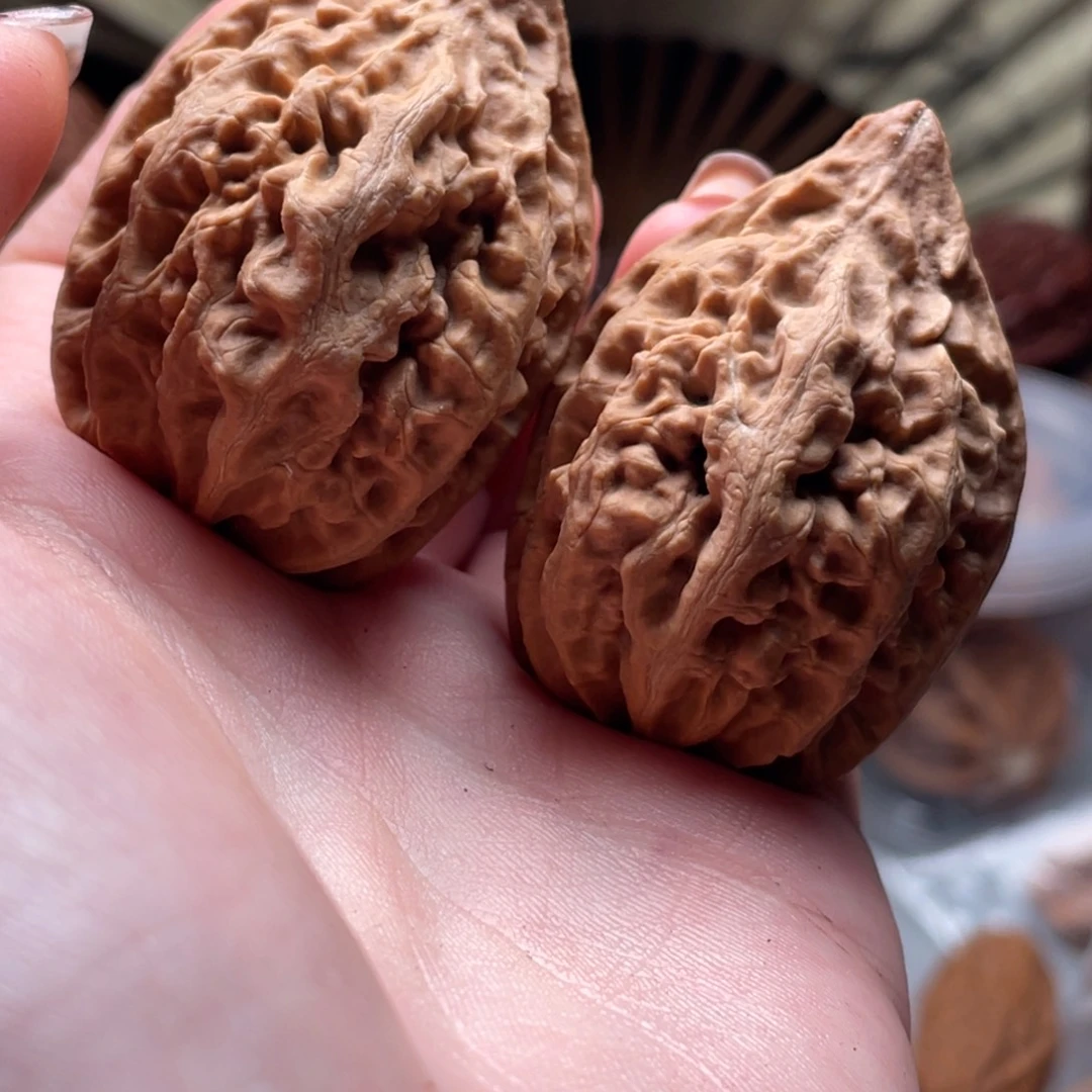 文玩核桃把件楸刀鱼45