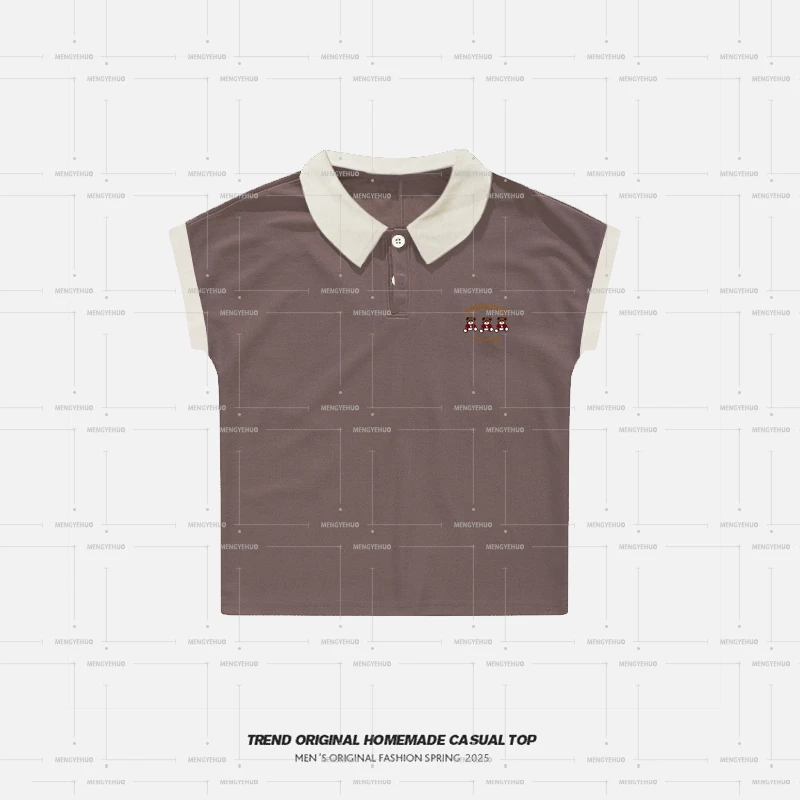 【现货发】小熊仔polo减龄可盐可甜慵懒风短袖t恤夏季休闲上衣服