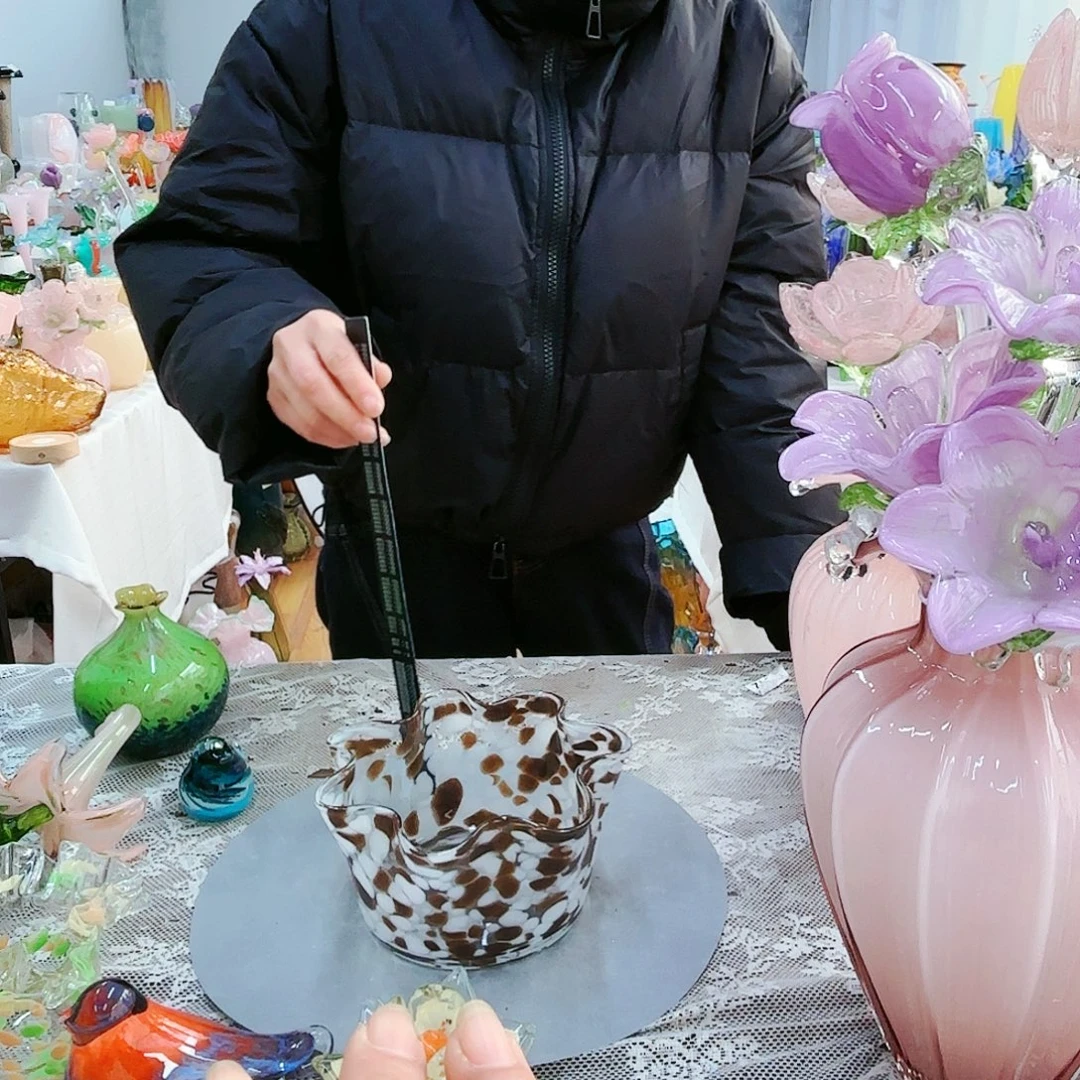 福利不退不换琉璃花瓶艺术品