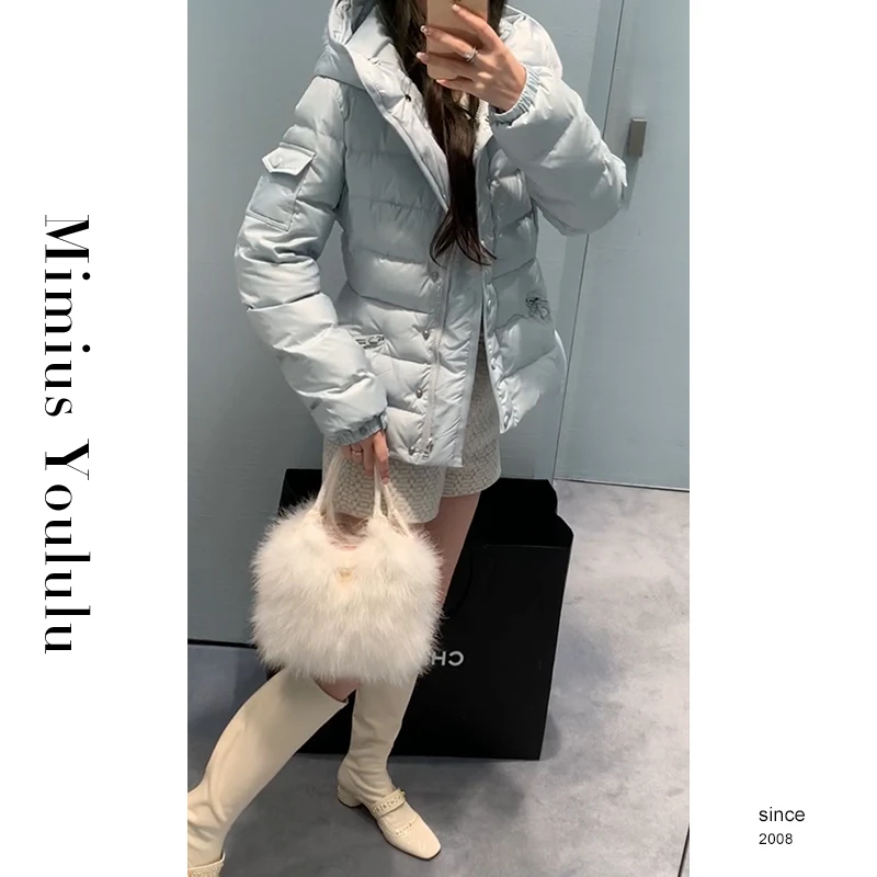 【mimius】七七 小蛮腰～收腰显瘦连帽加厚保暖外套 汉服 F12069