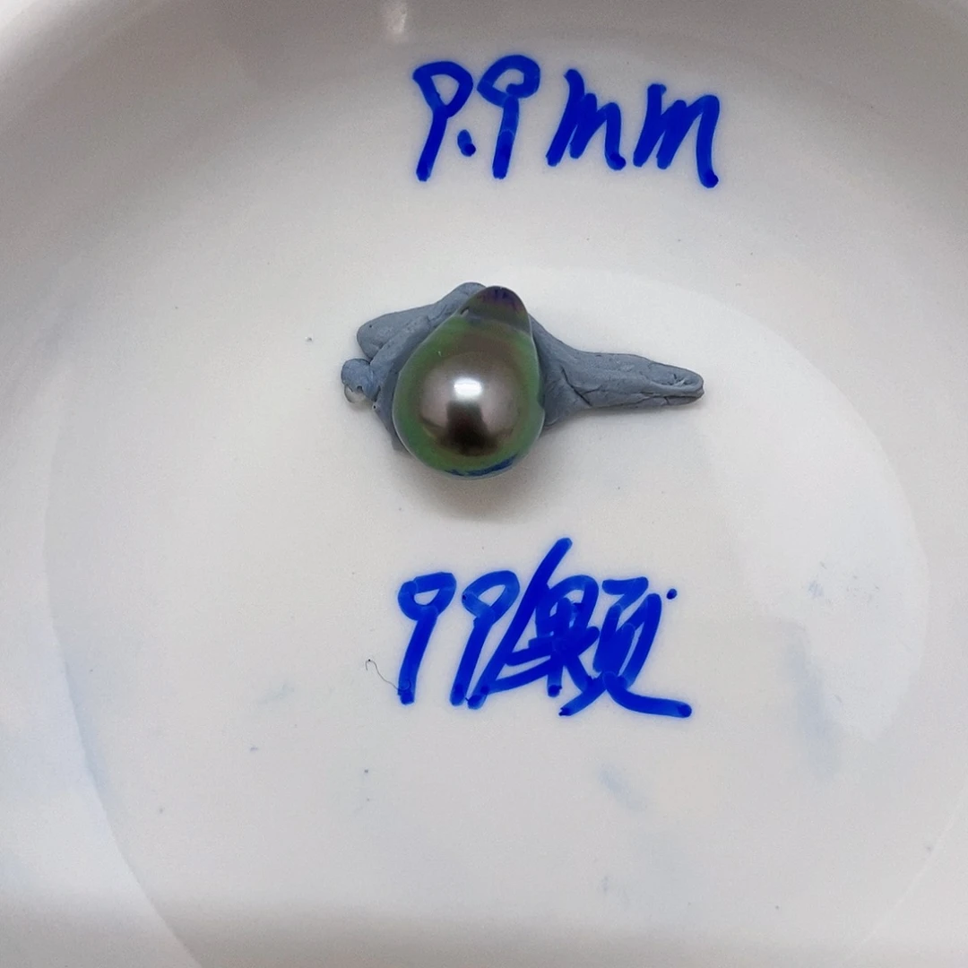 未镶嵌海水珍珠项链清**雾大溪地单珠9.9园