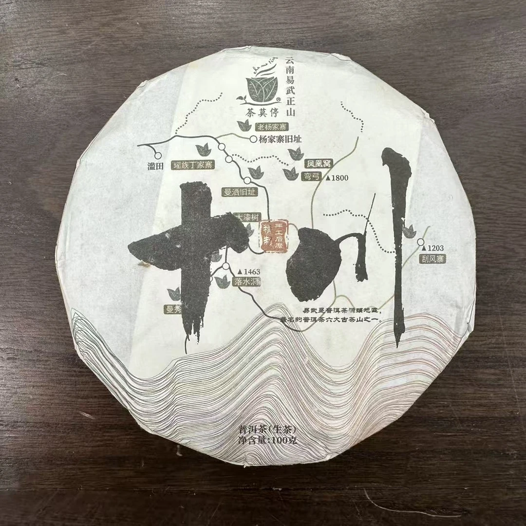 茶莫停 十川 普洱茶 生茶 100g