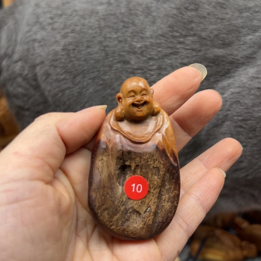 神***舞木崖柏木摆件手把件