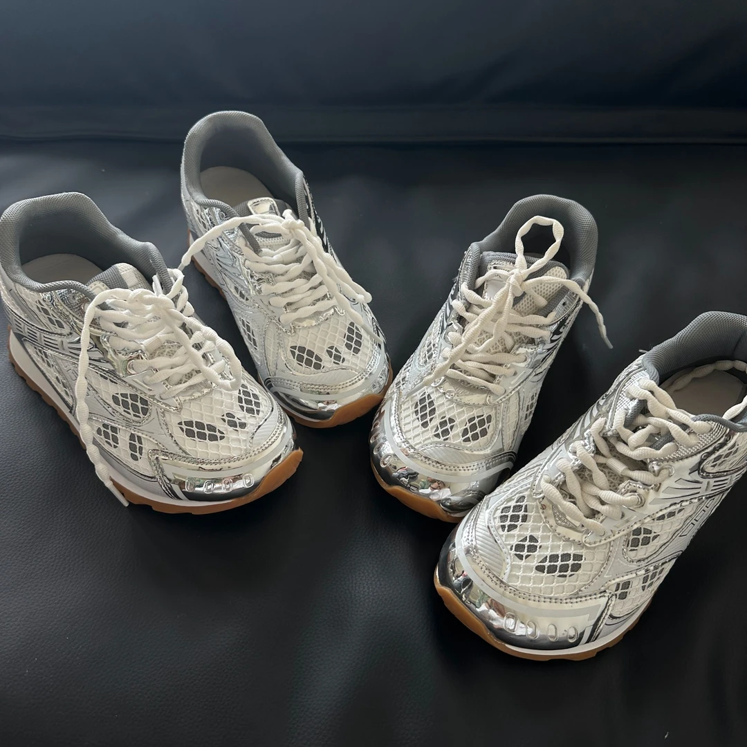 闪灵【薛定饿】王一博同款春夏新款休闲运动鞋小众复古低帮清凉跑鞋