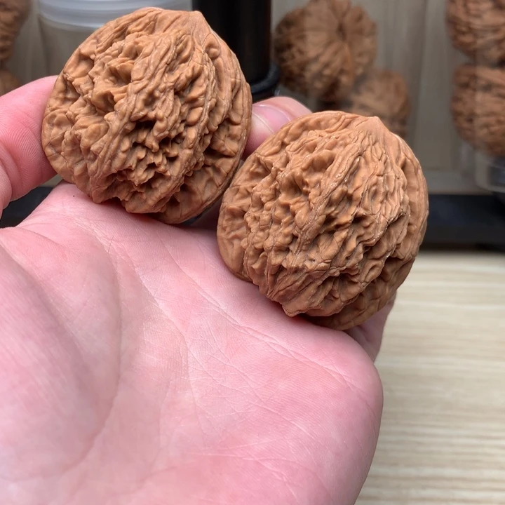 把件文玩核桃42尺寸全品虎头