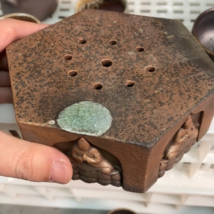 柴烧茶具宝瓶大放漏