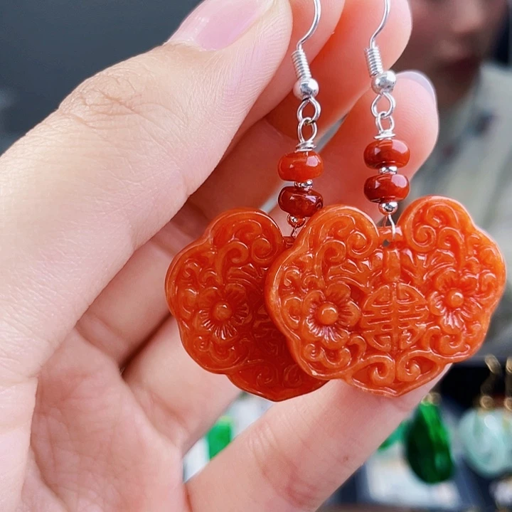 翡翠耳饰未镶嵌饰品