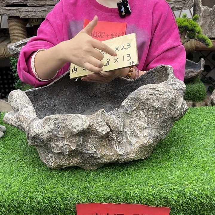 盆景异形花盆鱼缸p2-011