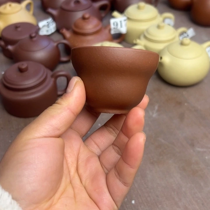 紫砂茶壶紫泥80cc拍一发二
