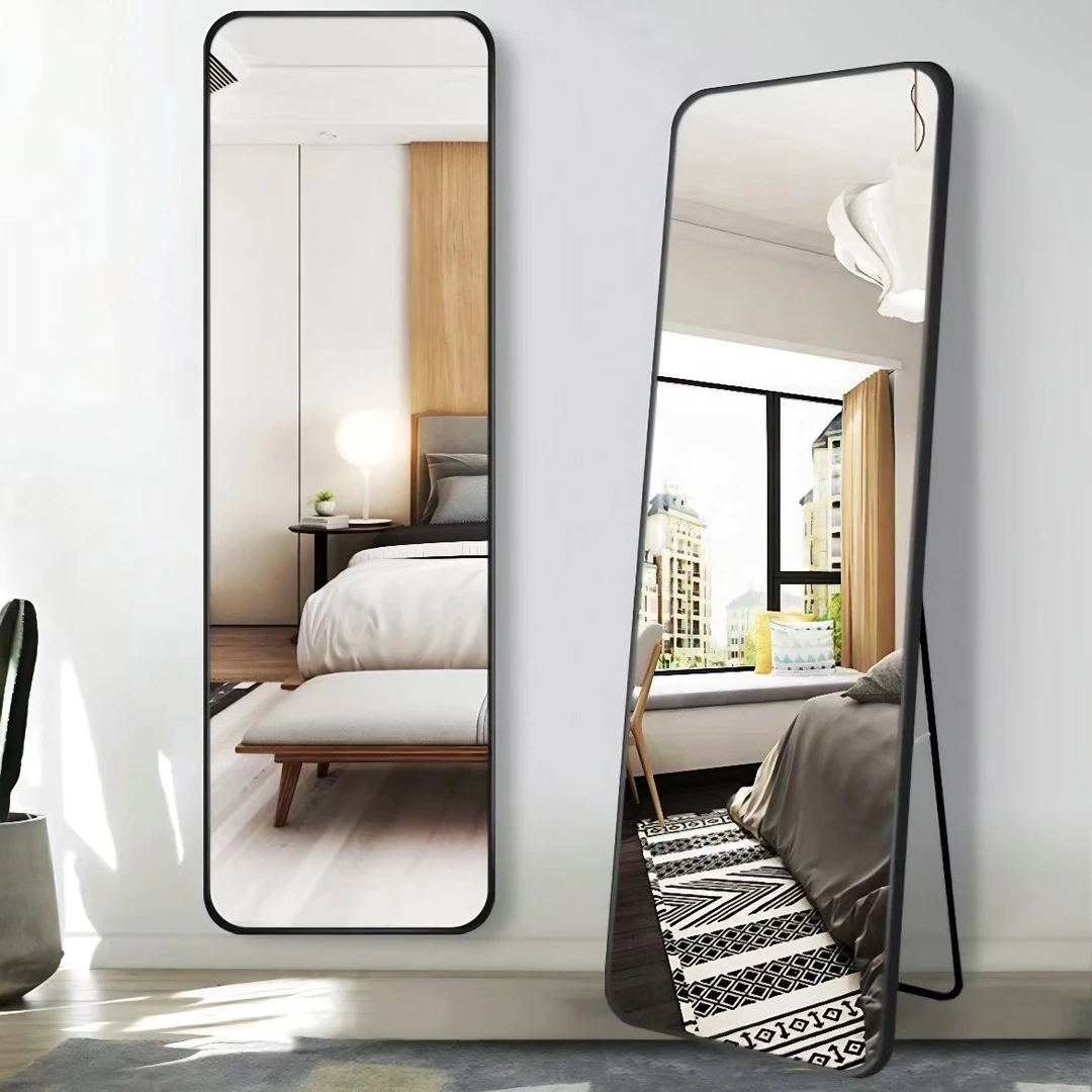 全身镜防爆防摔全身镜ins卧室穿衣落地镜子家用壁挂新款超厚加厚