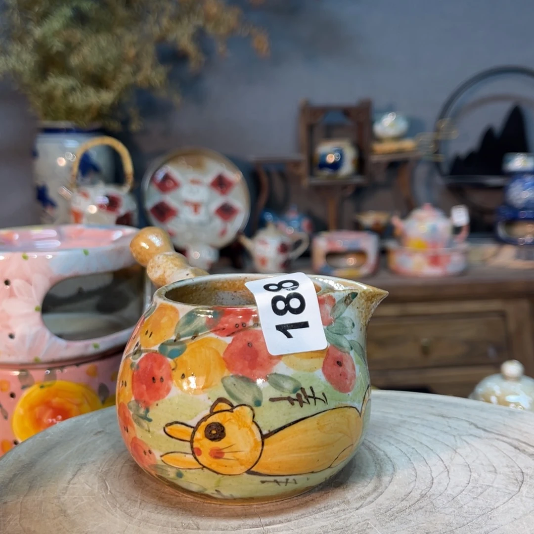 杯素浅陶瓷手工手绘