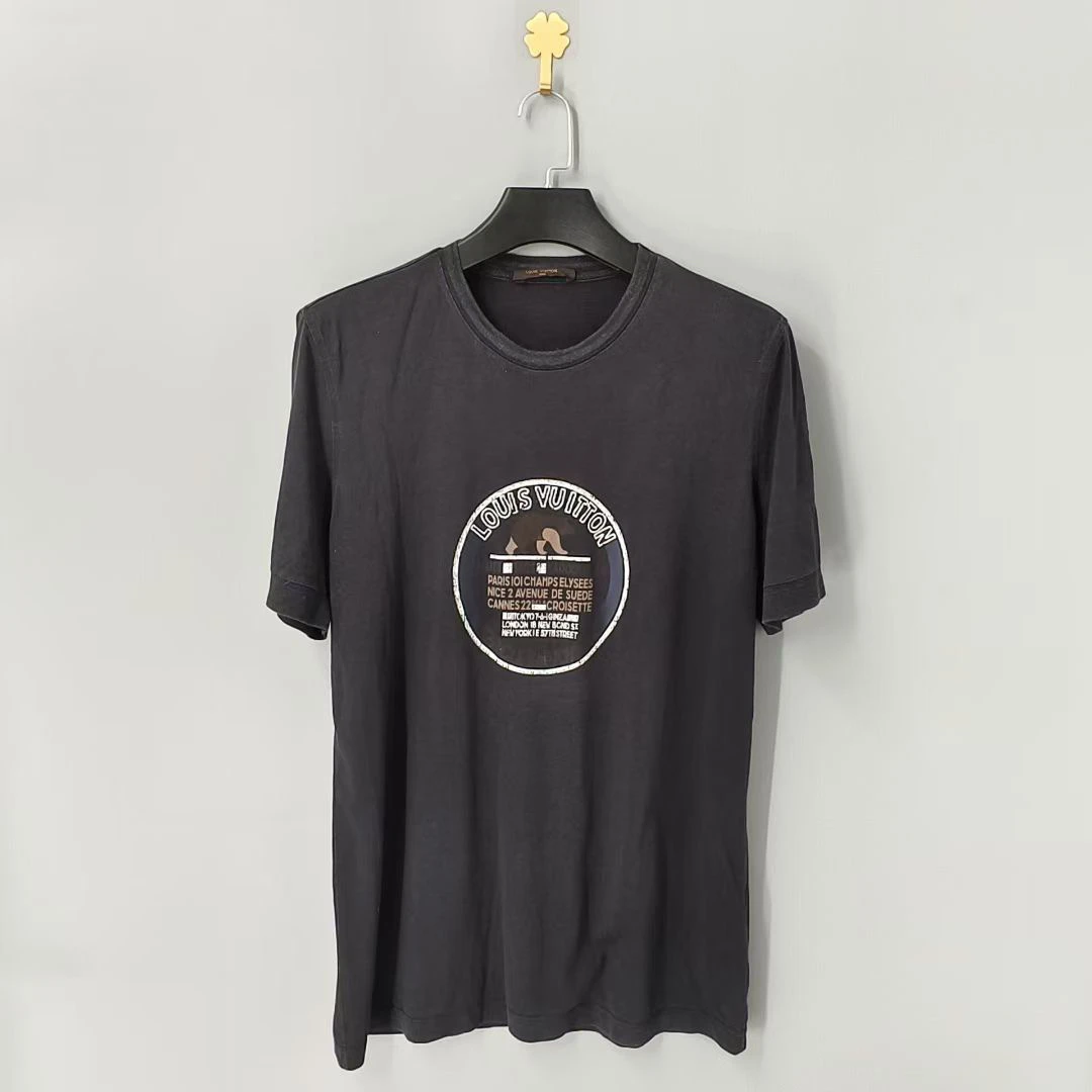 95新 LouisVuitton/路易威登 葡萄籽奢潮/LV 环保logo短袖/XXL