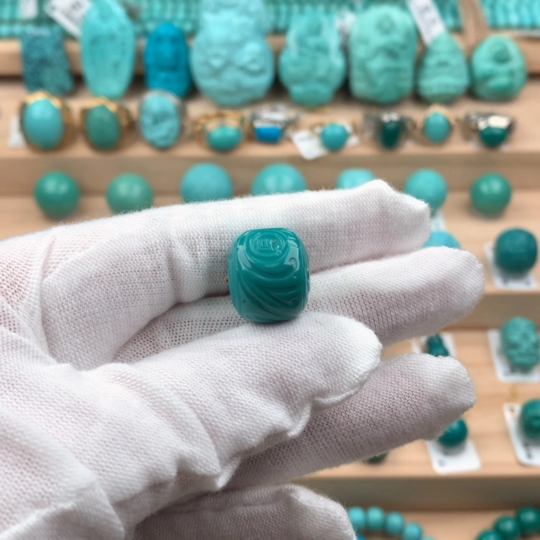 绿松石配饰未镶嵌15.4-13.4