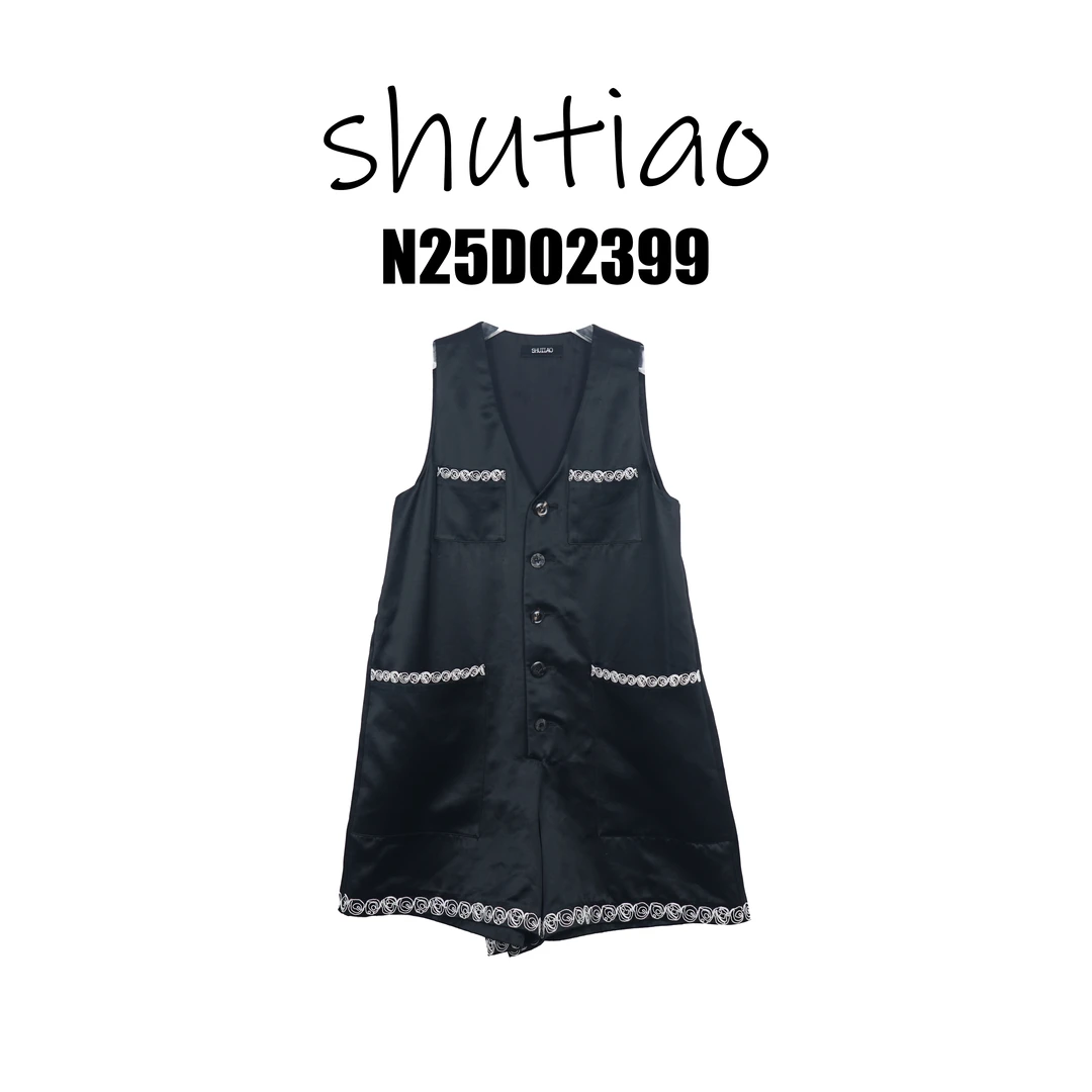 【SHUTIAO】2025夏季：新款小众设计款连体裤N25D02399