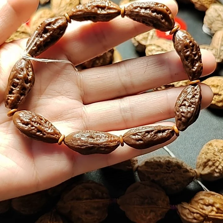 文玩核桃手串波波5同树单边