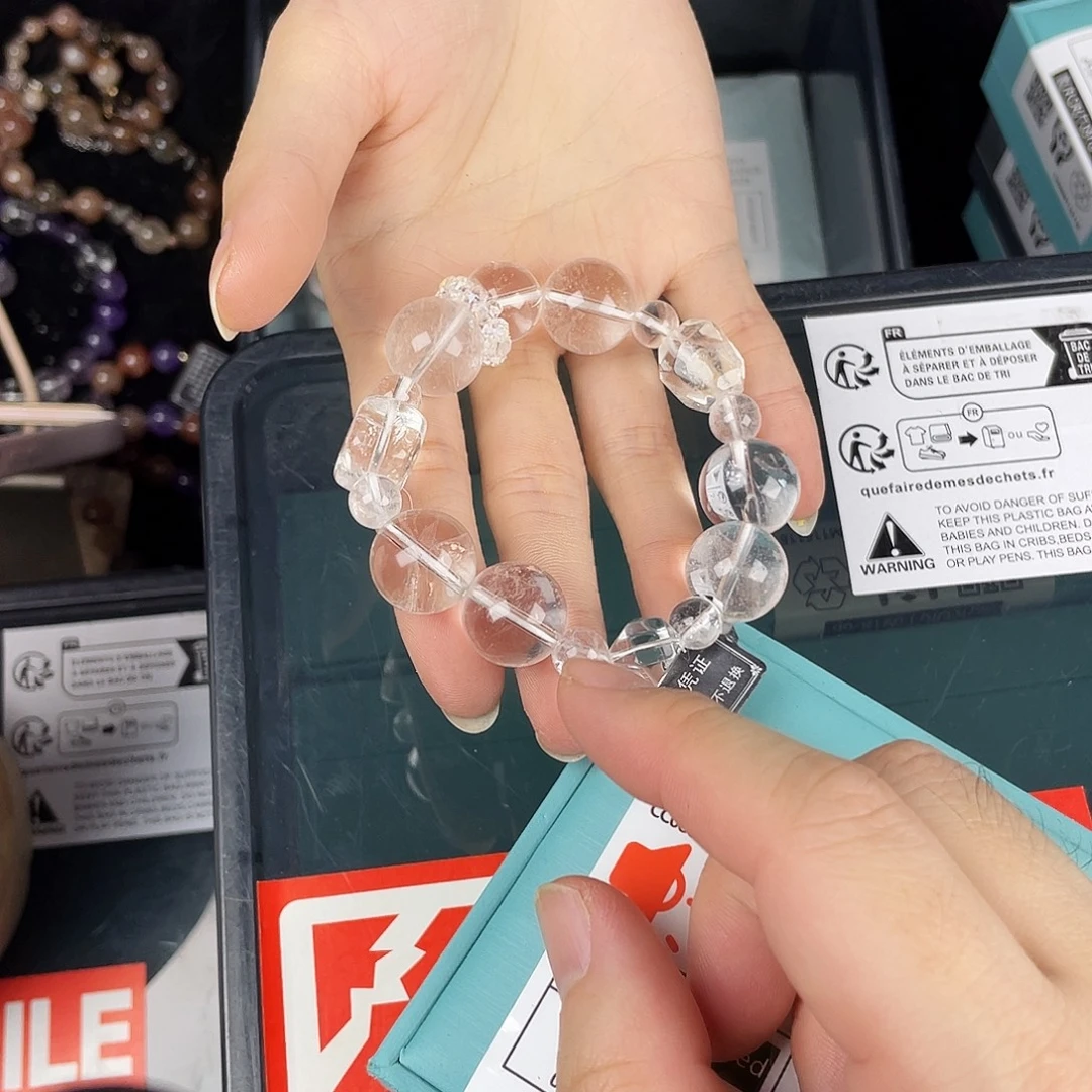 手链水晶银S925镶嵌