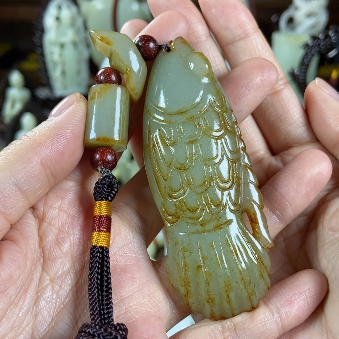 和田玉把件未镶嵌用*