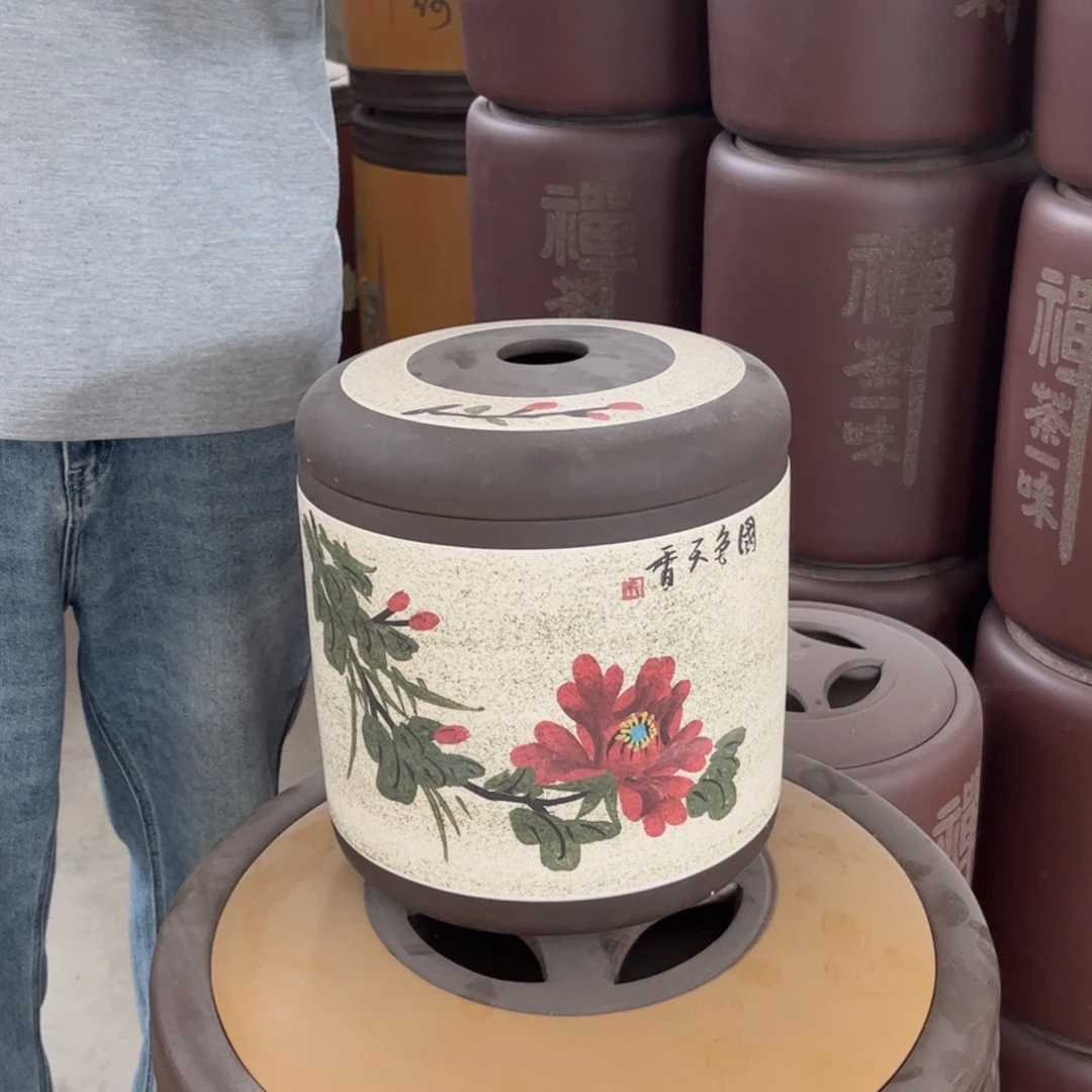 茶叶罐紫砂8 饼茶叶罐