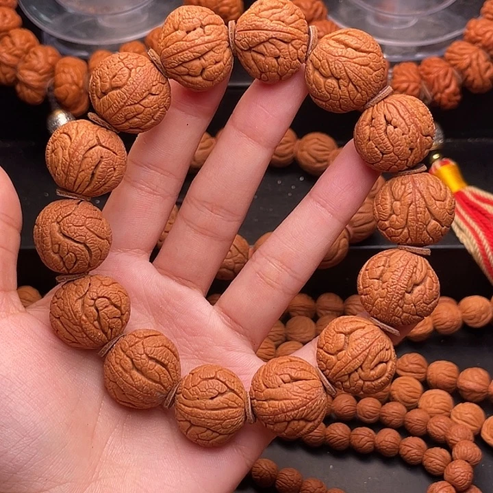 手串桃核精品金丝龙珠2.0