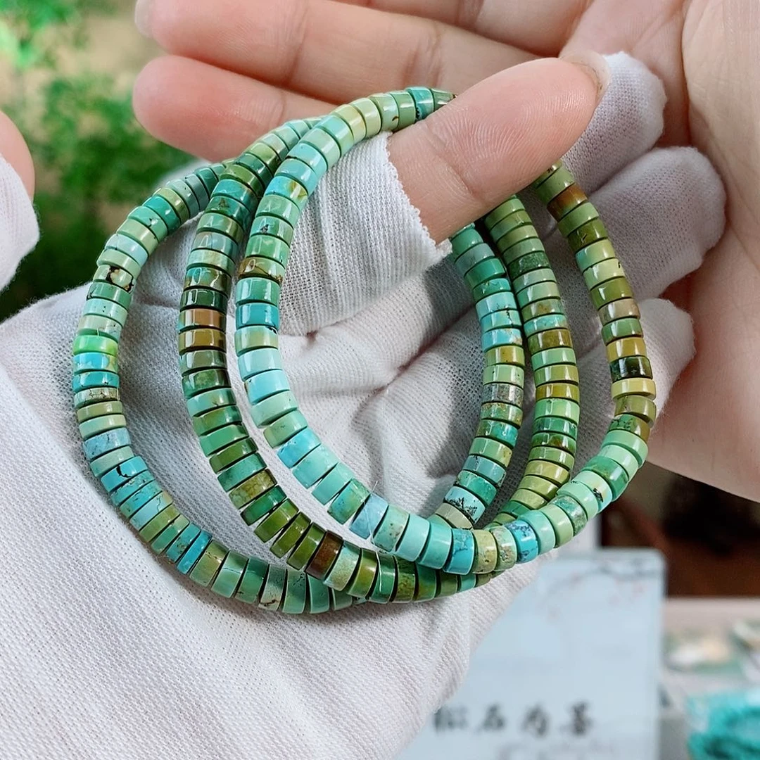 未镶嵌绿松石珠宝奇石小***姐